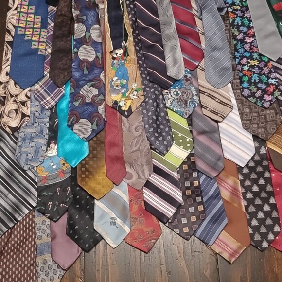Tie Lot (48)......+ 7 bonus ones I found post listing! (55) - Picture 1 of 2